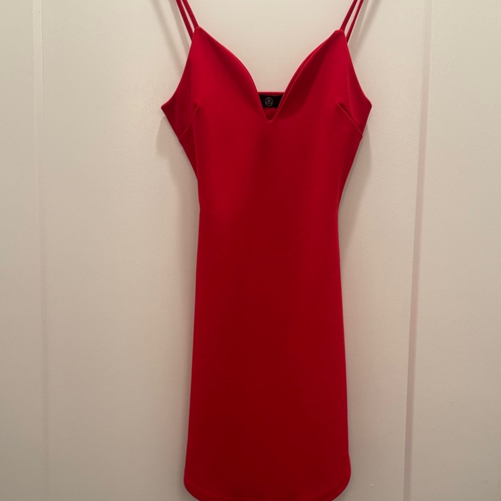 Missguided Red Formal Dress